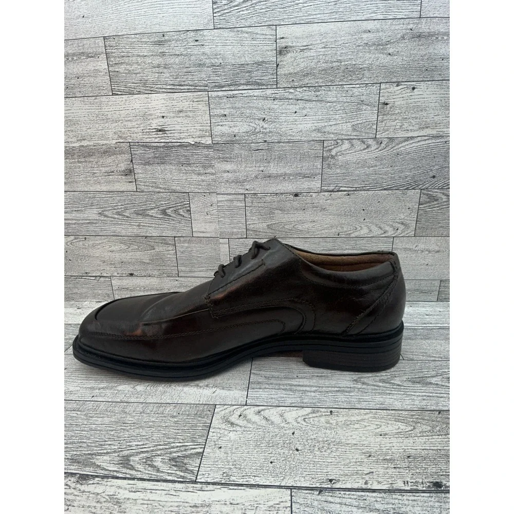 Florsheim Shoes Mens Size 10 Leather Square Toe Derby Dress‎ Comfort Oxfords